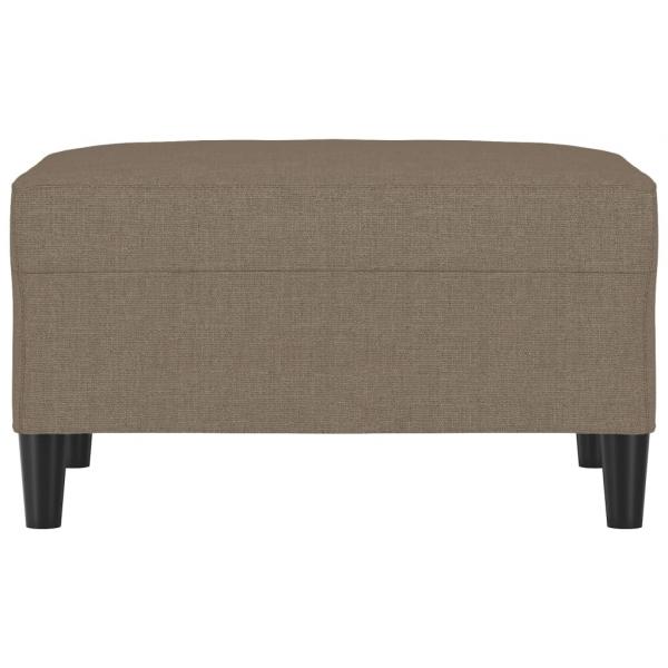 Fußhocker Taupe 70x55x41 cm Stoff