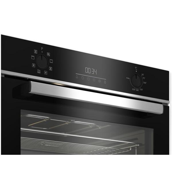 Beko BBCM13300X EEK: A Einbaubackofen, 60cm breit, 48L, Kindersicherung, SteamShine, edelstahl