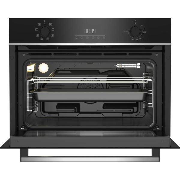 Beko BBCM13300X EEK: A Einbaubackofen, 60cm breit, 48L, Kindersicherung, SteamShine, edelstahl