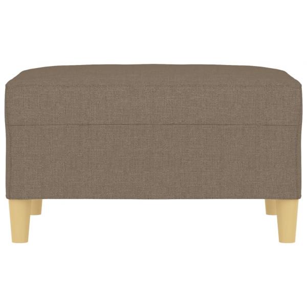 Fußhocker Taupe 70x55x41 cm Stoff