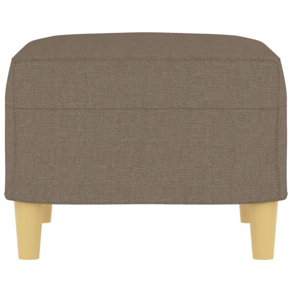 Fußhocker Taupe 60x50x41 cm Stoff