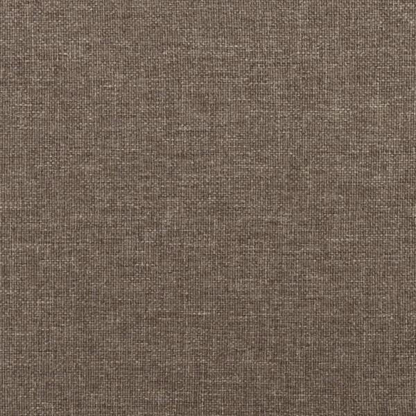 Fußhocker Taupe 60x50x41 cm Stoff