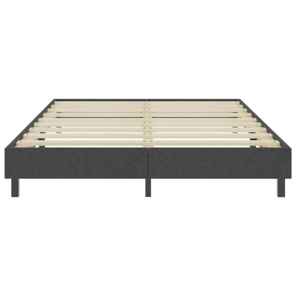 Boxspringbett Dunkelgrau Stoff 160x200 cm