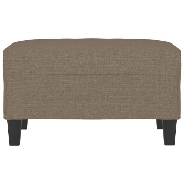 Fußhocker Taupe 70x55x41 cm Stoff