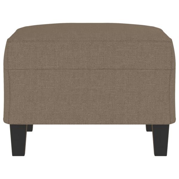 Fußhocker Taupe 70x55x41 cm Stoff