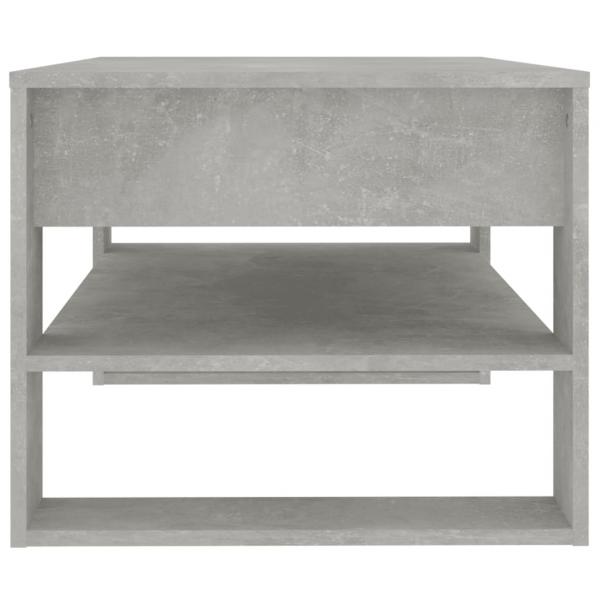 Couchtisch Betongrau 102x55x45 cm Holzwerkstoff