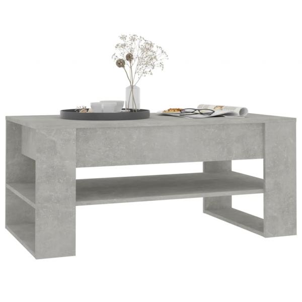 Couchtisch Betongrau 102x55x45 cm Holzwerkstoff