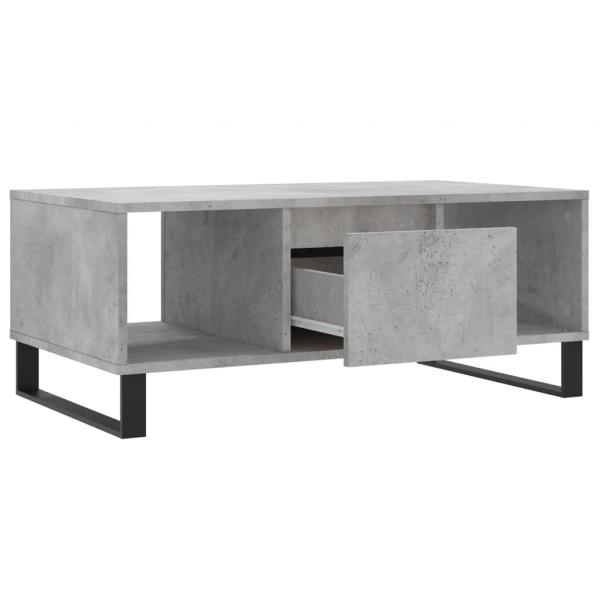 Couchtisch Betongrau 90x50x36,5 cm Holzwerkstoff