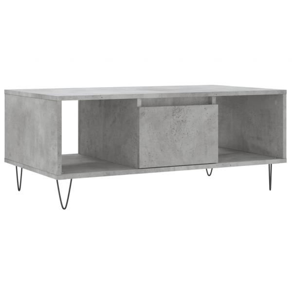 Couchtisch Betongrau 90x50x36,5 cm Holzwerkstoff