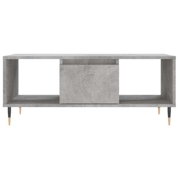 Couchtisch Betongrau 90x50x36,5 cm Holzwerkstoff