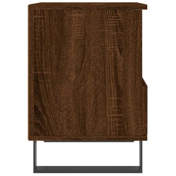 Nachttische 2 Stk. Braun Eichen-Optik 40x35x50 cm Holzwerkstoff