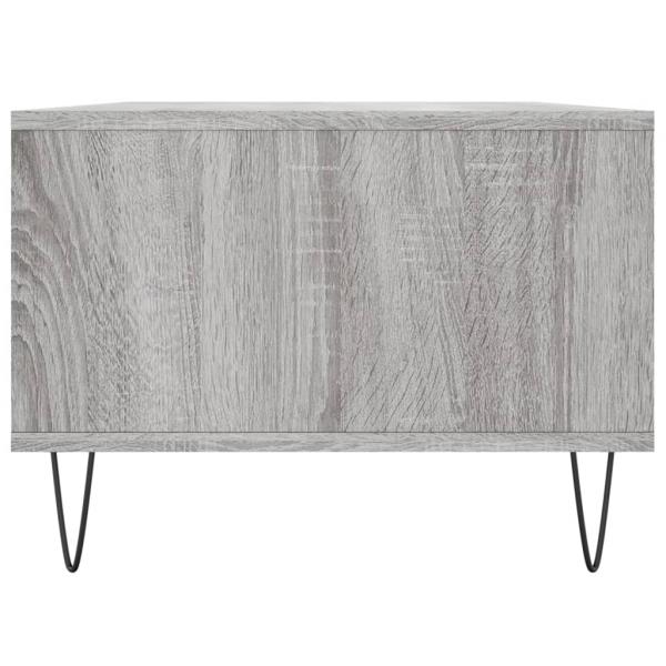 Couchtisch Grau Sonoma 90x50x36,5 cm Holzwerkstoff