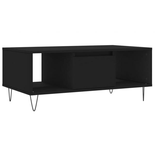 Couchtisch Schwarz 90x50x36,5 cm Holzwerkstoff