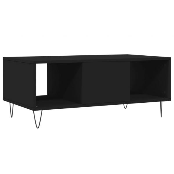 Couchtisch Schwarz 90x50x36,5 cm Holzwerkstoff