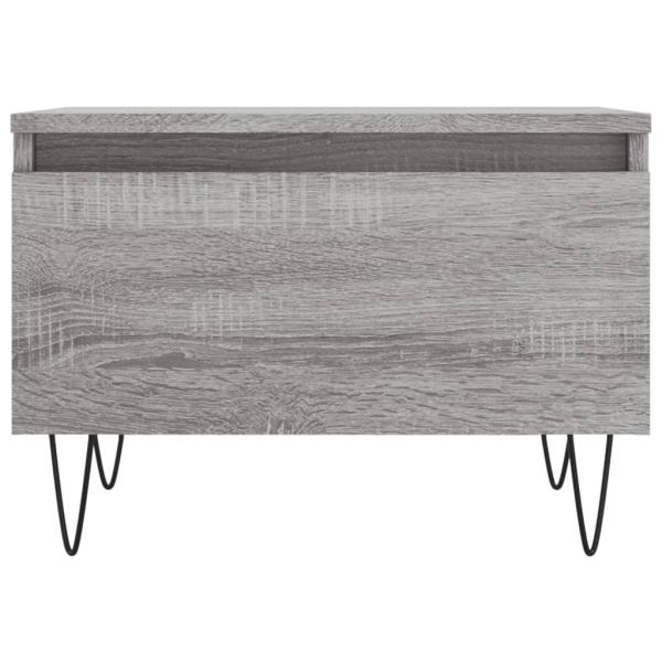 Couchtisch Grau Sonoma 50x46x35 cm Holzwerkstoff