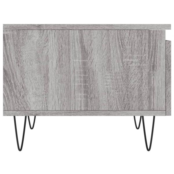 Couchtisch Grau Sonoma 50x46x35 cm Holzwerkstoff