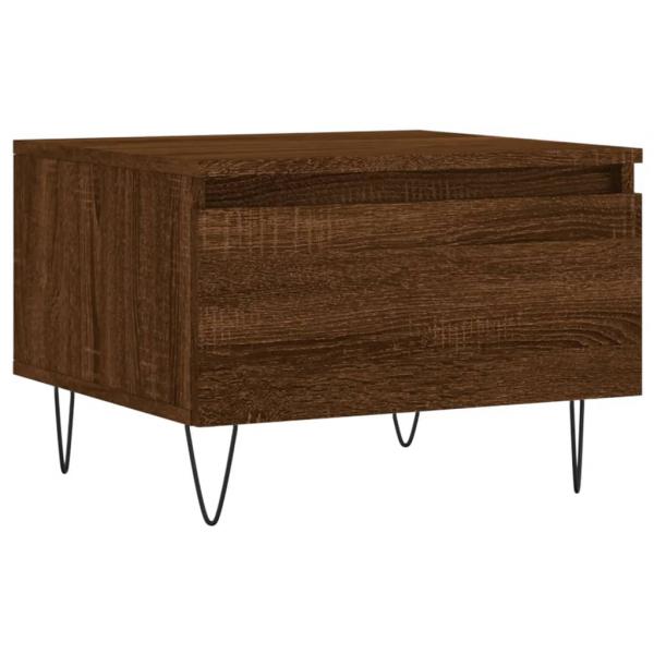 Couchtisch Braun Eichen-Optik 50x46x35 cm Holzwerkstoff