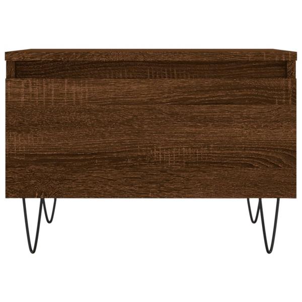 Couchtisch Braun Eichen-Optik 50x46x35 cm Holzwerkstoff