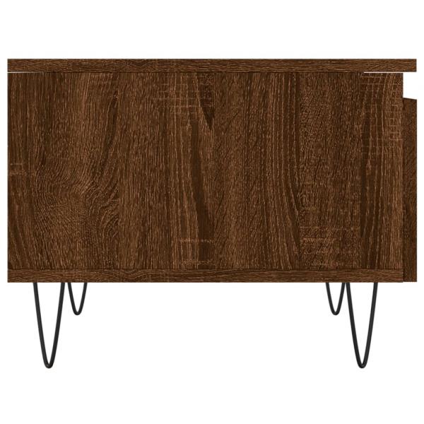 Couchtisch Braun Eichen-Optik 50x46x35 cm Holzwerkstoff