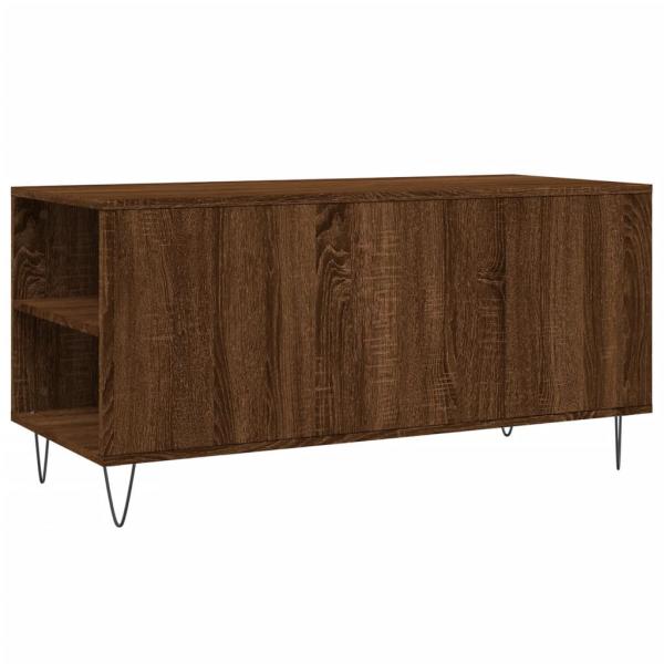 Couchtisch Braun Eichen-Optik 102x44,5x50 cm Holzwerkstoff