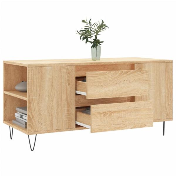 Couchtisch Sonoma-Eiche 102x44,5x50 cm Holzwerkstoff