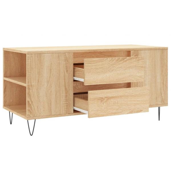 Couchtisch Sonoma-Eiche 102x44,5x50 cm Holzwerkstoff