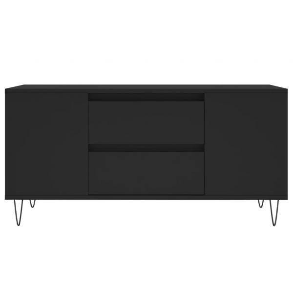 Couchtisch Schwarz 102x44,5x50 cm Holzwerkstoff