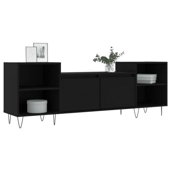 TV-Schrank Schwarz 160x35x55 cm Holzwerkstoff