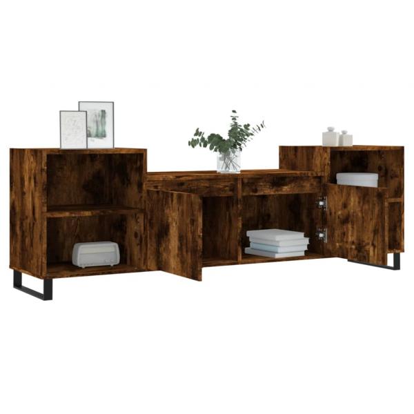 TV-Schrank Räuchereiche 160x35x55 cm Holzwerkstoff