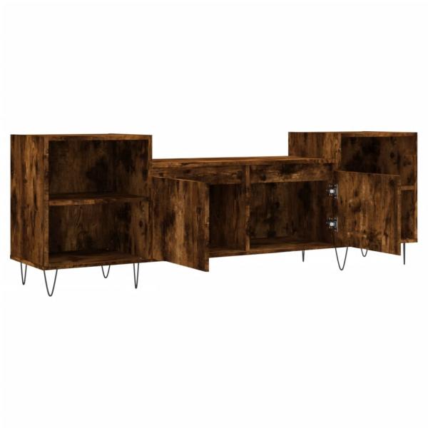 TV-Schrank Räuchereiche 160x35x55 cm Holzwerkstoff