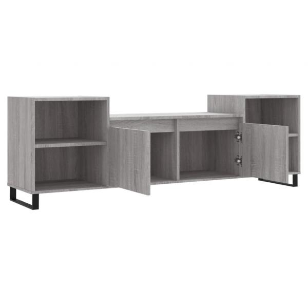 TV-Schrank Grau Sonoma 160x35x55 cm Holzwerkstoff