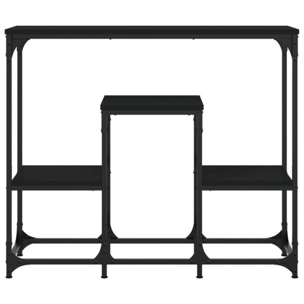 Konsolentisch Schwarz 89,5x28x76 cm Holzwerkstoff