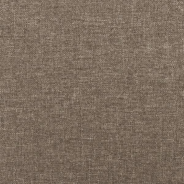 Bettgestell mit Kopfteil Taupe 180x200 cm Stoff