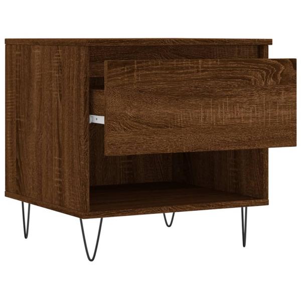 Couchtisch Braun Eichen-Optik 50x46x50 cm Holzwerkstoff