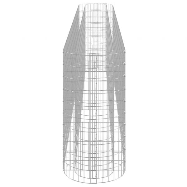 Gabionen-Hochbeet Verzinktes Eisen 400x50x100 cm