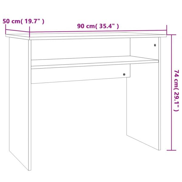 Schreibtisch Sonoma-Eiche 90x50x74 cm Holzwerkstoff