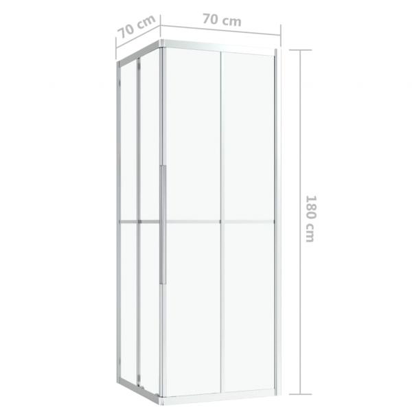 Duschkabine ESG 70x70x180 cm