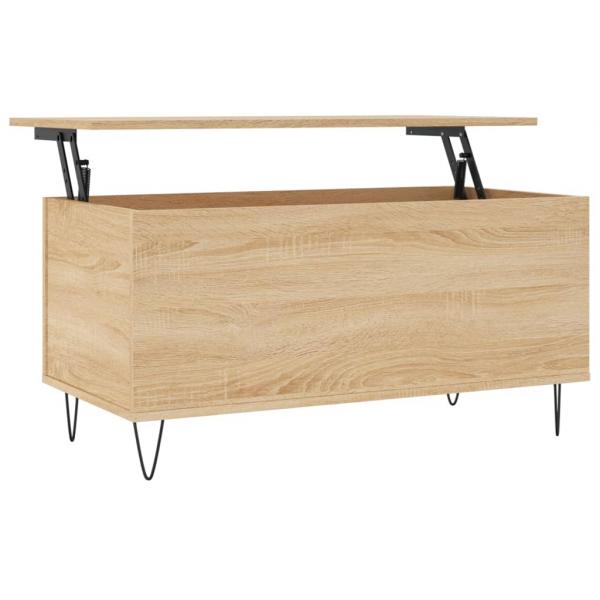 Couchtisch Sonoma-Eiche 90x44,5x45 cm Holzwerkstoff