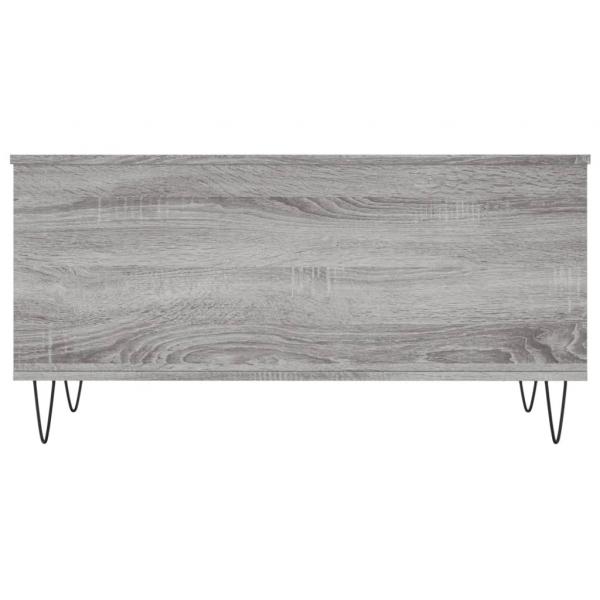 Couchtisch Grau Sonoma 90x44,5x45 cm Holzwerkstoff