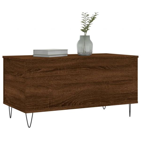 Couchtisch Braun Eichen-Optik 90x44,5x45 cm Holzwerkstoff