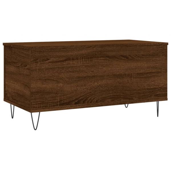 Couchtisch Braun Eichen-Optik 90x44,5x45 cm Holzwerkstoff