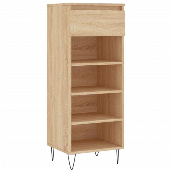 Schuhschrank Sonoma-Eiche 40x36x105 cm Holzwerkstoff