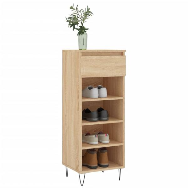 Schuhschrank Sonoma-Eiche 40x36x105 cm Holzwerkstoff