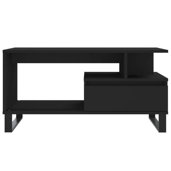 Couchtisch Schwarz 90x49x45 cm Holzwerkstoff