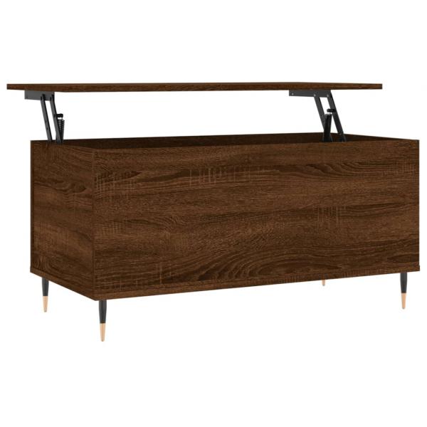 Couchtisch Braun Eichen-Optik 90x44,5x45 cm Holzwerkstoff