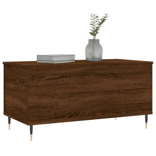 Couchtisch Braun Eichen-Optik 90x44,5x45 cm Holzwerkstoff