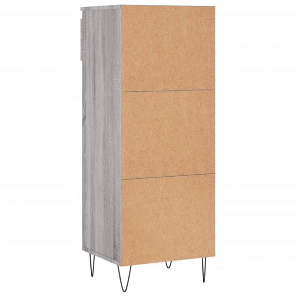 Schuhschrank Grau Sonoma 40x36x105 cm Holzwerkstoff