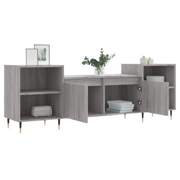 TV-Schrank Grau Sonoma 160x35x55 cm Holzwerkstoff