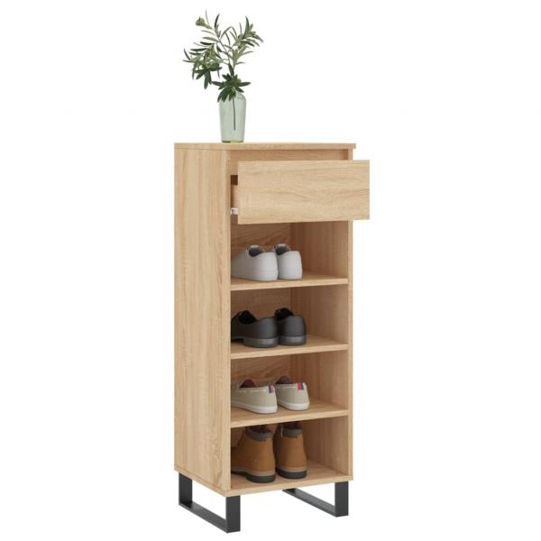 Schuhschrank Sonoma-Eiche 40x36x105 cm Holzwerkstoff