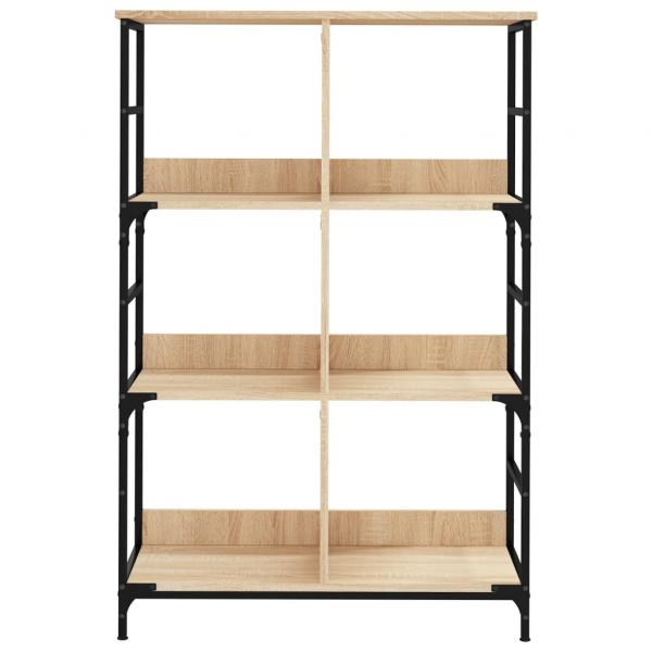 Bücherregal Sonoma-Eiche 78,5x33x117,5 cm Holzwerkstoff